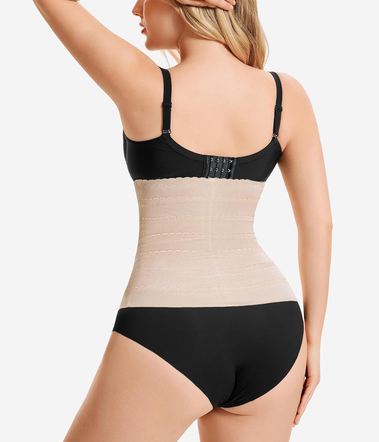 Nebility Womens' Waist Trainer Tummy Control Waist Cincher Slim Body Shaper - Image 3