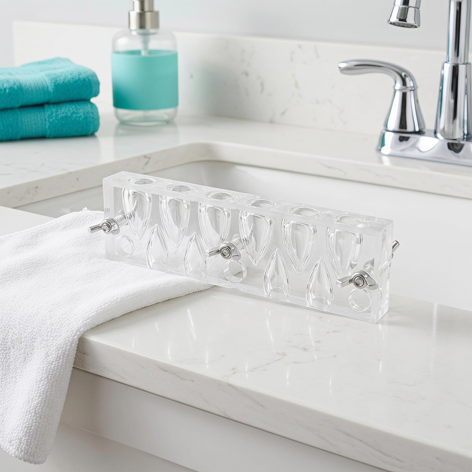 Alasum Mini Molde para Incienso de reflujo: Molde cónico de acrílico Transparente para Manualidades, aromaterapia, Ceremonias y decoración de Ocasiones Especiales.