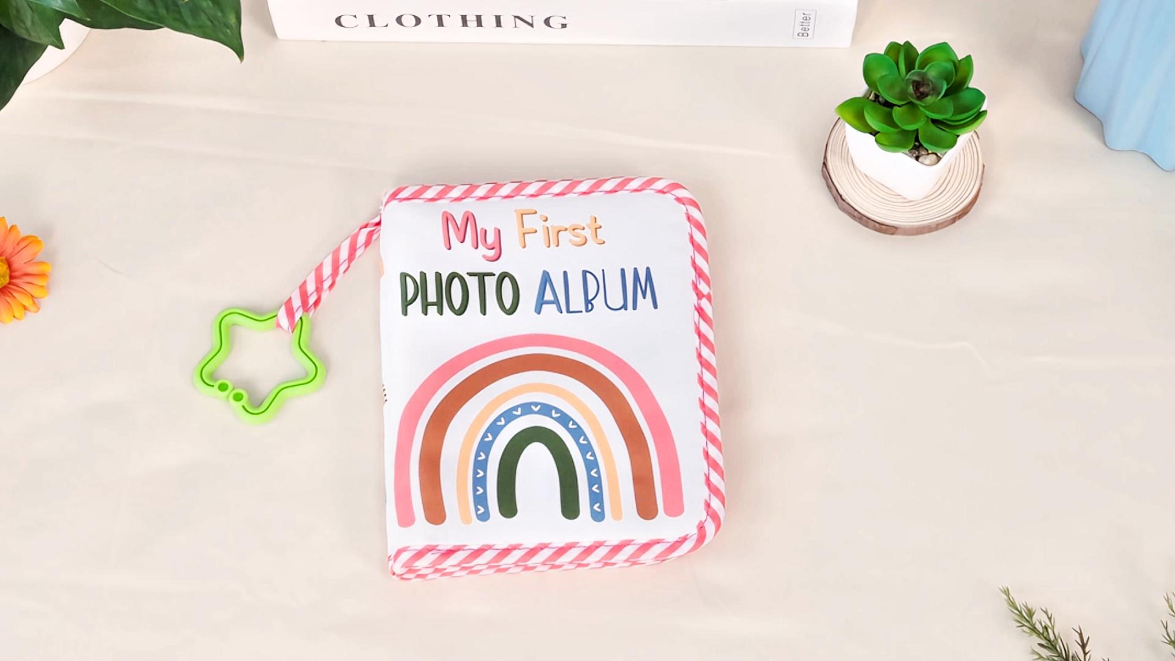BIBi the first albnm・フォトブックセット Amazon.com : Baby's My First Family Album Soft Photo Cloth