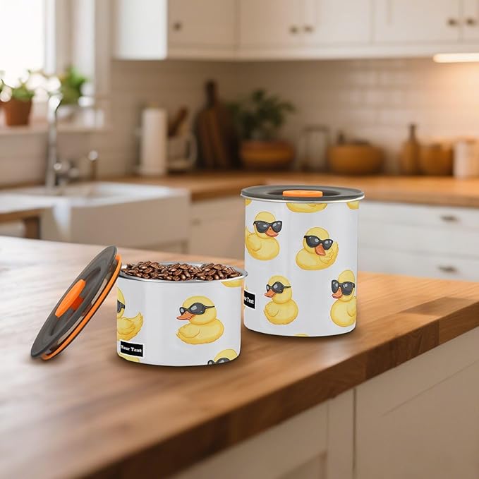 Contenedor Airtight Acero Inoxidable 900ml Alaza para Café, Té, Azúcar miniatura 2