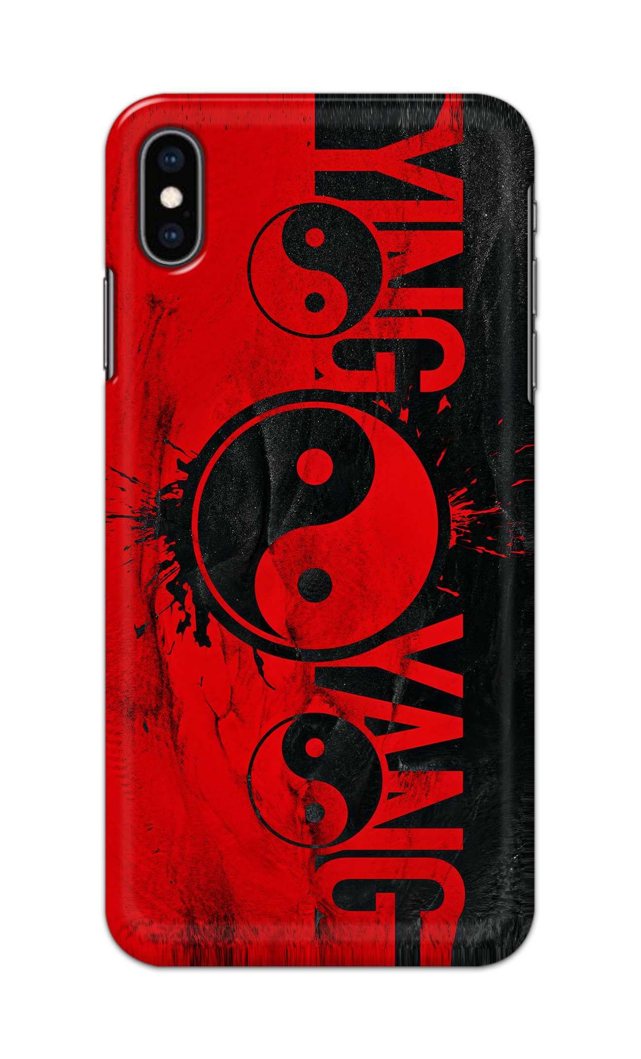 PRINTFIDAA® Printed Hard Back Cover for Apple iPhone Xs Max Back Cover (Chinese Logo -D1) -190724(AQ)