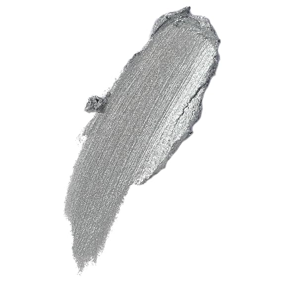 Silver Eyeshadow Cream, Blendable Smooth 2pcs Shimmer Silver Creamy Eyeshadow