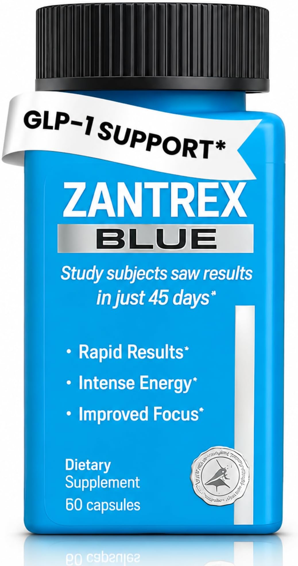 Blue – Naturally Boost GLP-1 & Metabolism | Clean Energy & Weight Management | 60 Count