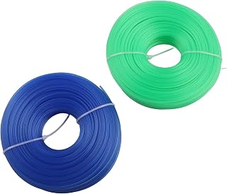 200m Trimmer Line Set of 2 Nylon 1 6mm Diameter for Lawn Care Equipment
