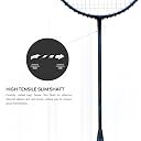 Li-Ning Wind Lite Stealth Carbon Fibre Strung(Black/Blue) Racket with Free Full Cover, Badminton gallery image