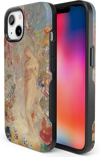 Vista 75 de Casely Funda para iPhone 13 Compatible con MagSafe Color Splash de medianoche Funda retro abstracta Color de medianoche Splash Abstracto
