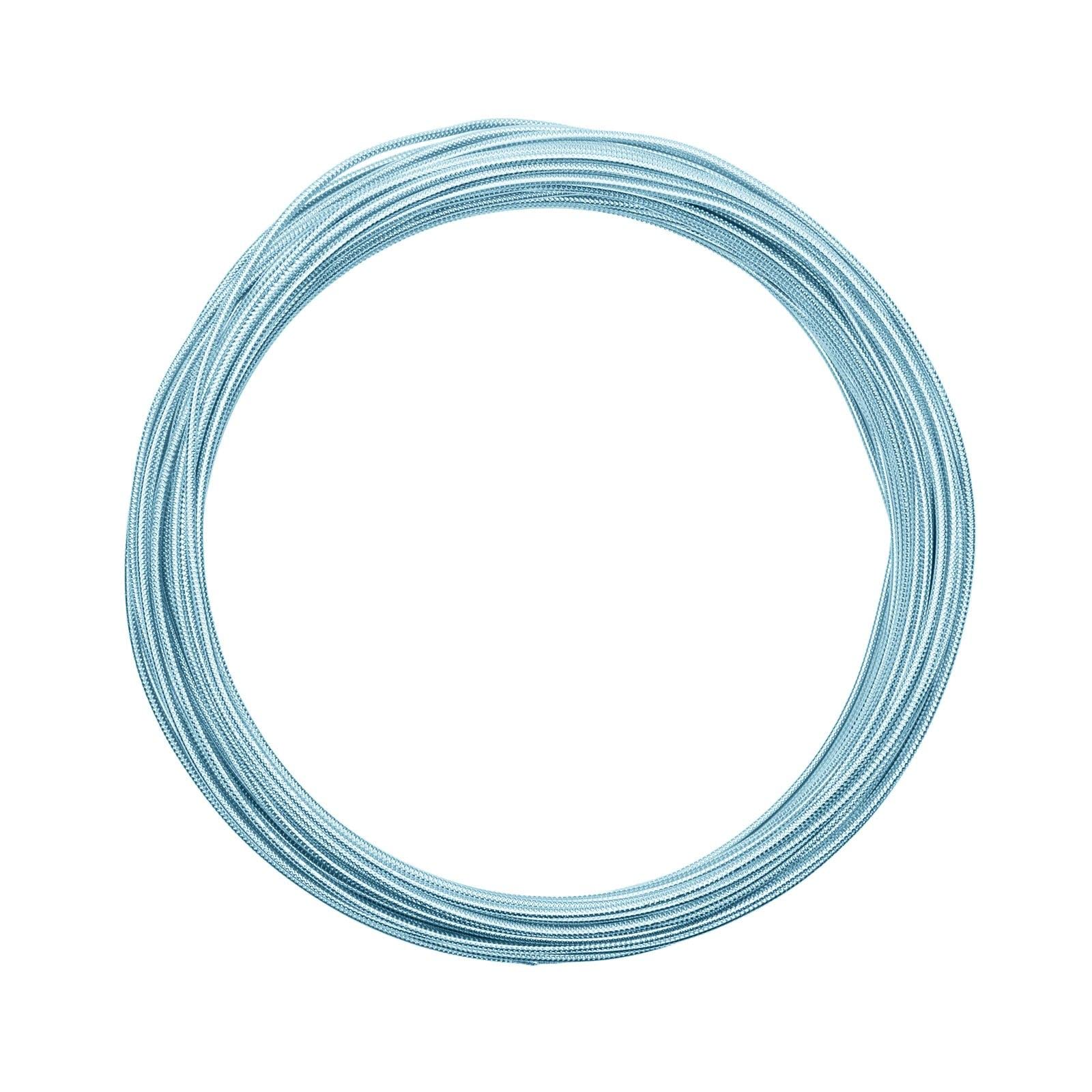 Vaessen Creative Embossed Round Aluminium Wire, Ice Blue, One Size