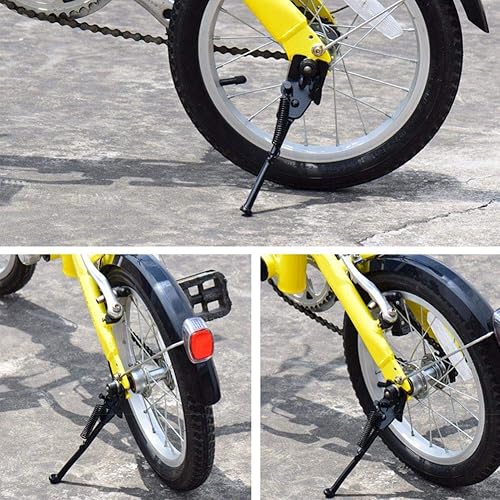 Miniatura 2 de Soporte para bicicleta, 5 tamaños de acero opcional para bicicleta, soporte lateral de estacionamiento, soporte para pie para bicicleta infantil (14