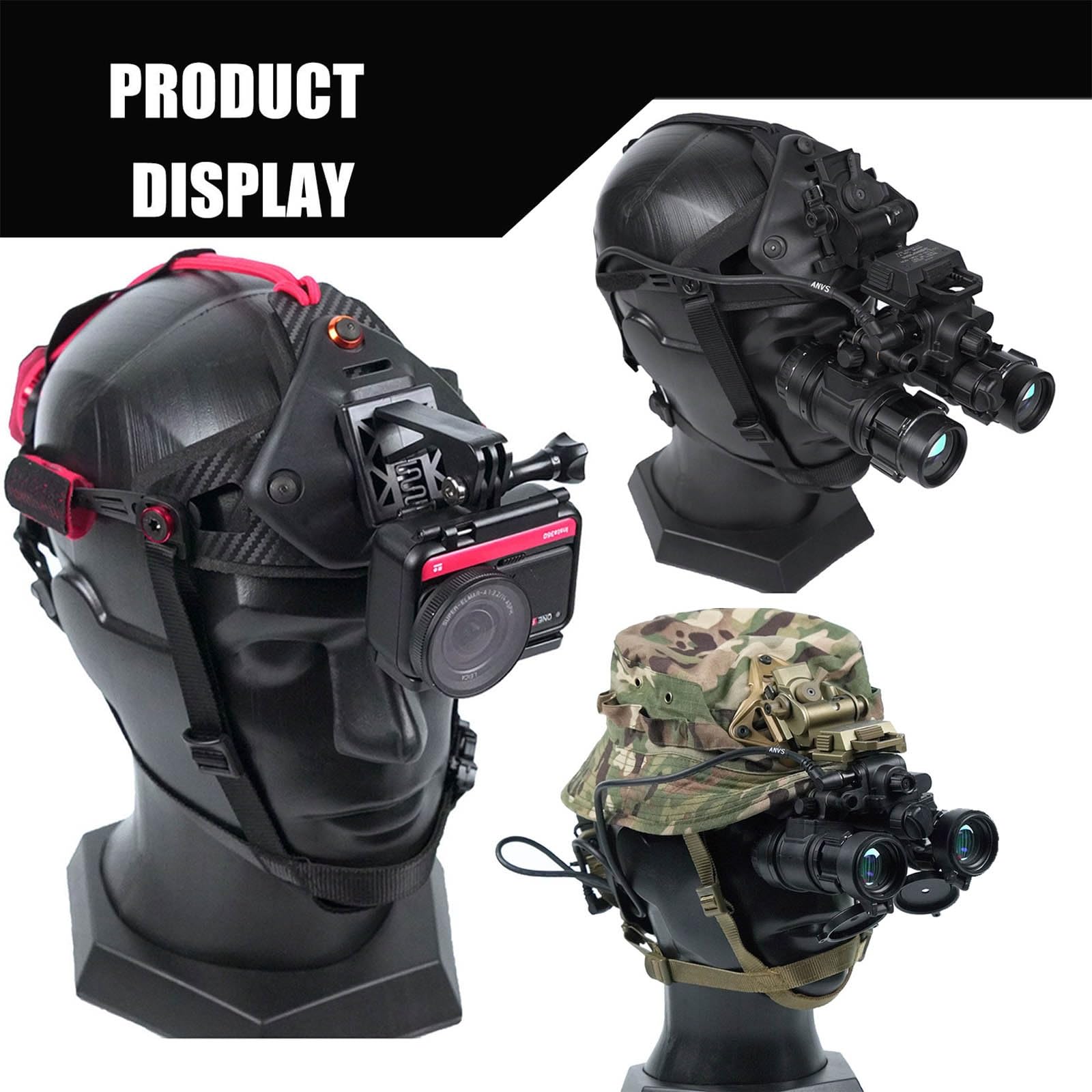 Uchwyt NVG Do Kamery Sportowej Montowany Na Kasku, Regulowany System Mocowania Czaszki, Skull Crusher Bez Podstawy Uchwytu NVG