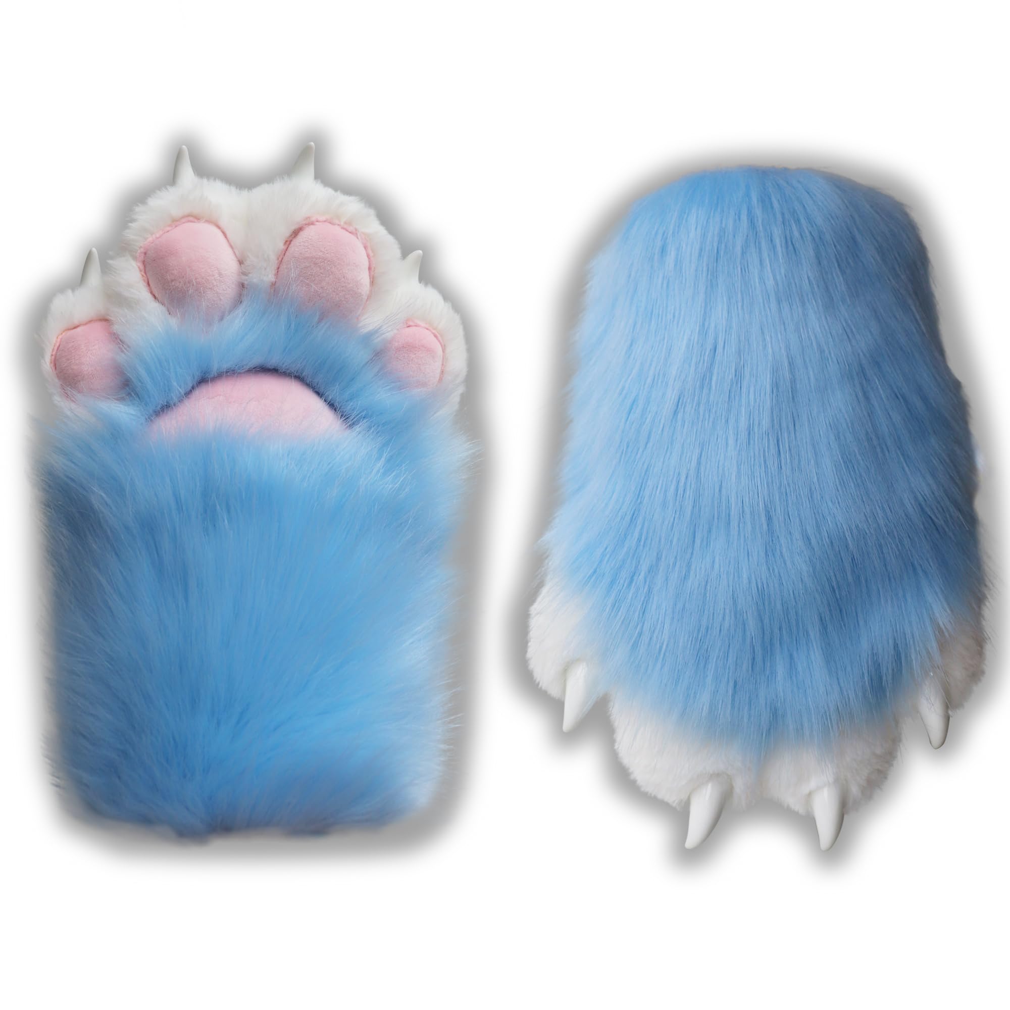 De Schattige Eend in Een Helm En Handschoenen Gaan Naar Beneden En Kijken Naar Iets Stock