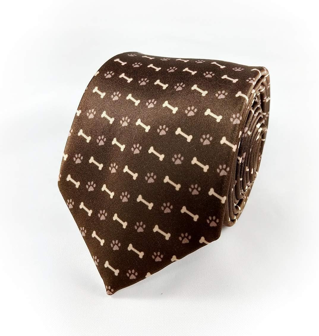 Maker V Dog Necktie - Veterinarian necktie - Veterinarian Gift - Dog Neck Tie - Paw Print Necktie - Dog Lover's gift