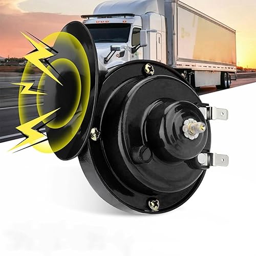 Miniatura 8 de EOHMAK Bocina de tren para automóvil, bocina de caracol eléctrica de 300 DB, bocina de aire súper fuerte, impermeable, accesorios automotrices