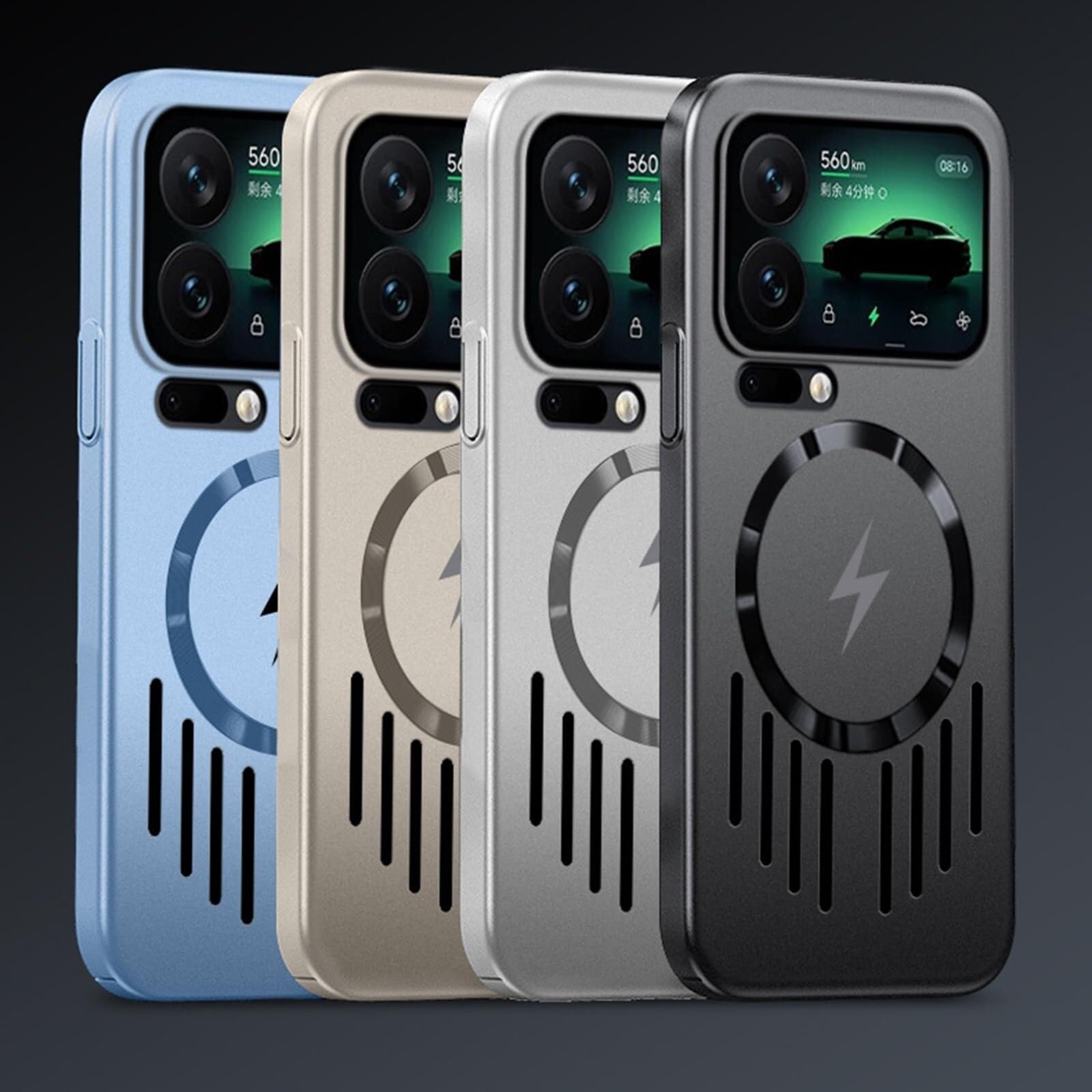 Generico Custodia Per Xiaomi 17 Pro Max/17 Pro/17, Rigida PC Copertura La Dissipazione Del Calore Guscio Protezione Antigraffio Cover