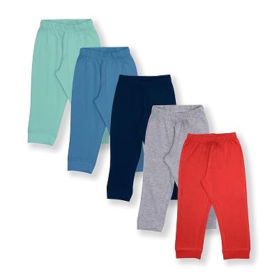 YUV Baby Boy's Regular Fit Joggers | Cotton Pants | Lower Pants for Boys Camping Accessories | Soft Breathable Lightweig