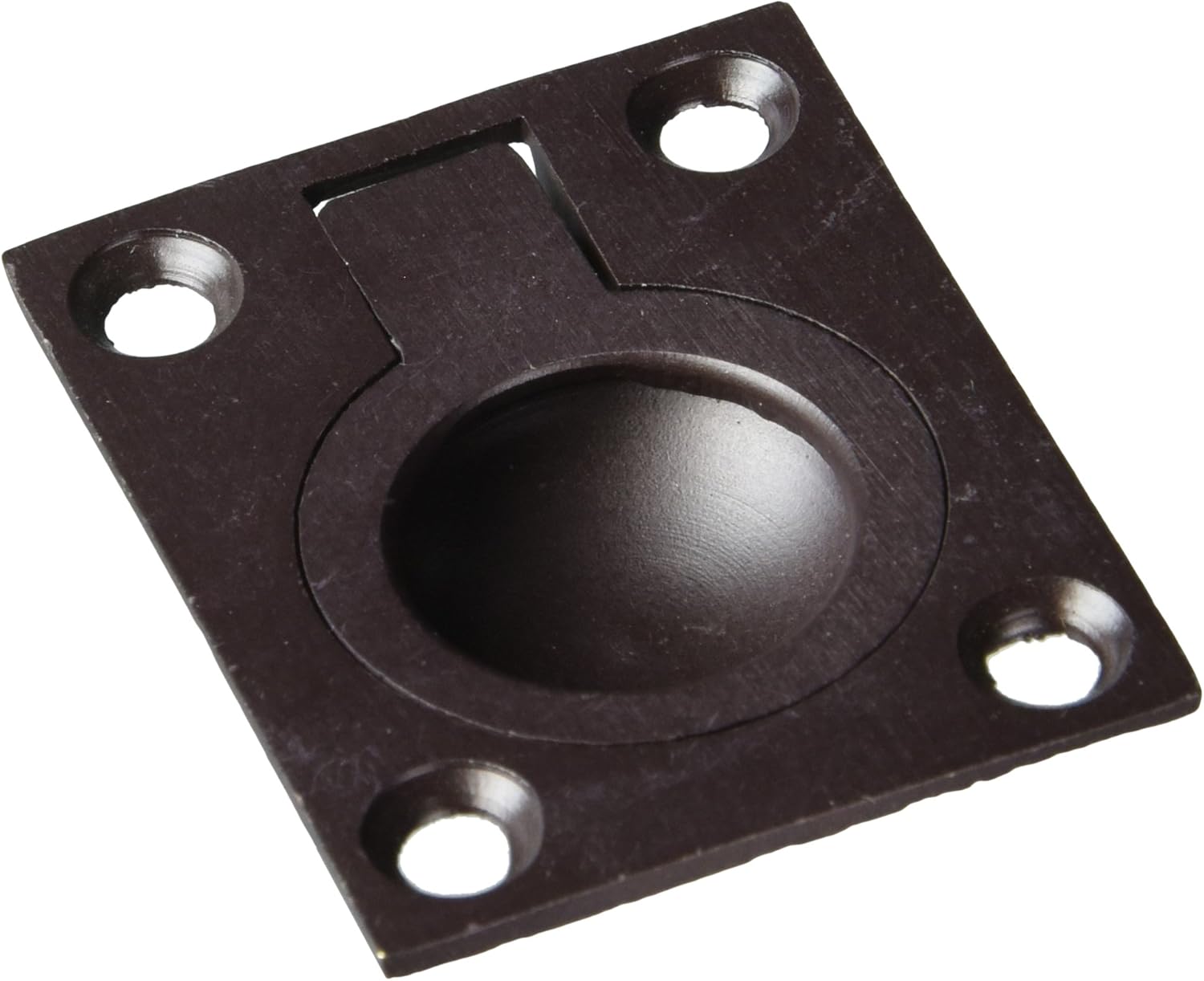 Deltana FRP175U3 1 3/4-Inch x 1 3/8-Inch Solid Brass Flush Ring Pull