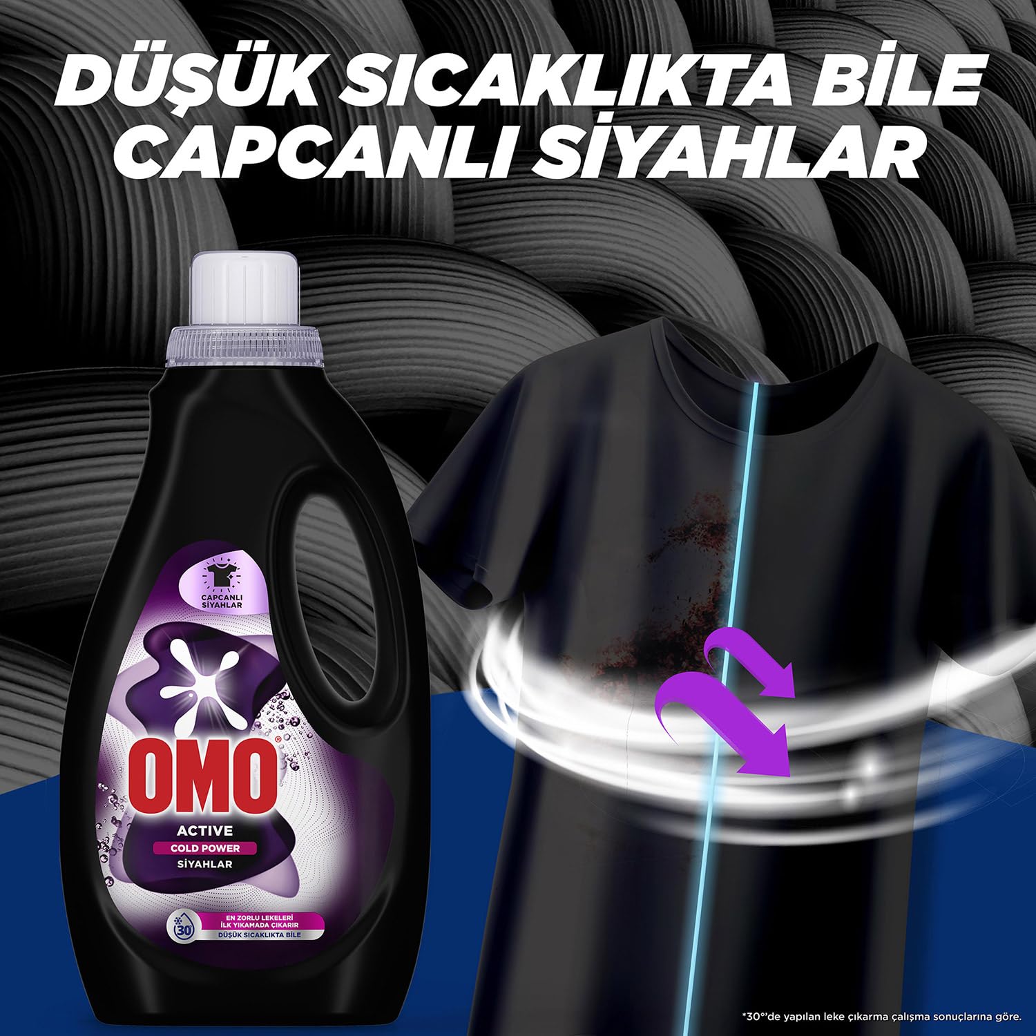 OMO Active Cold Power Siyahlar İçin Sıvı Deterjan 1500 ml