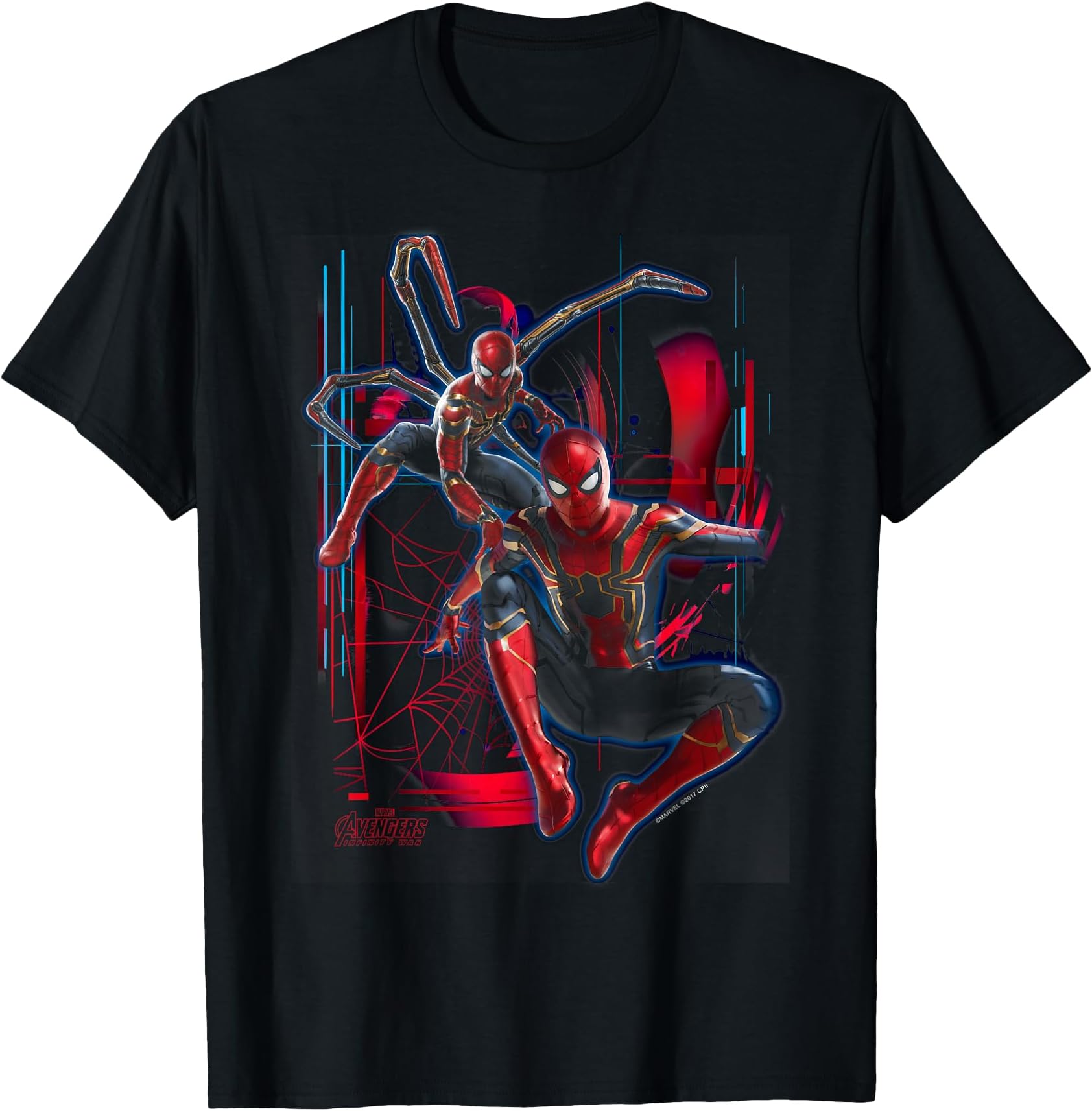 Infinity War Spider-Man Suit Tech Graphic T-Shirt T-Shirt
