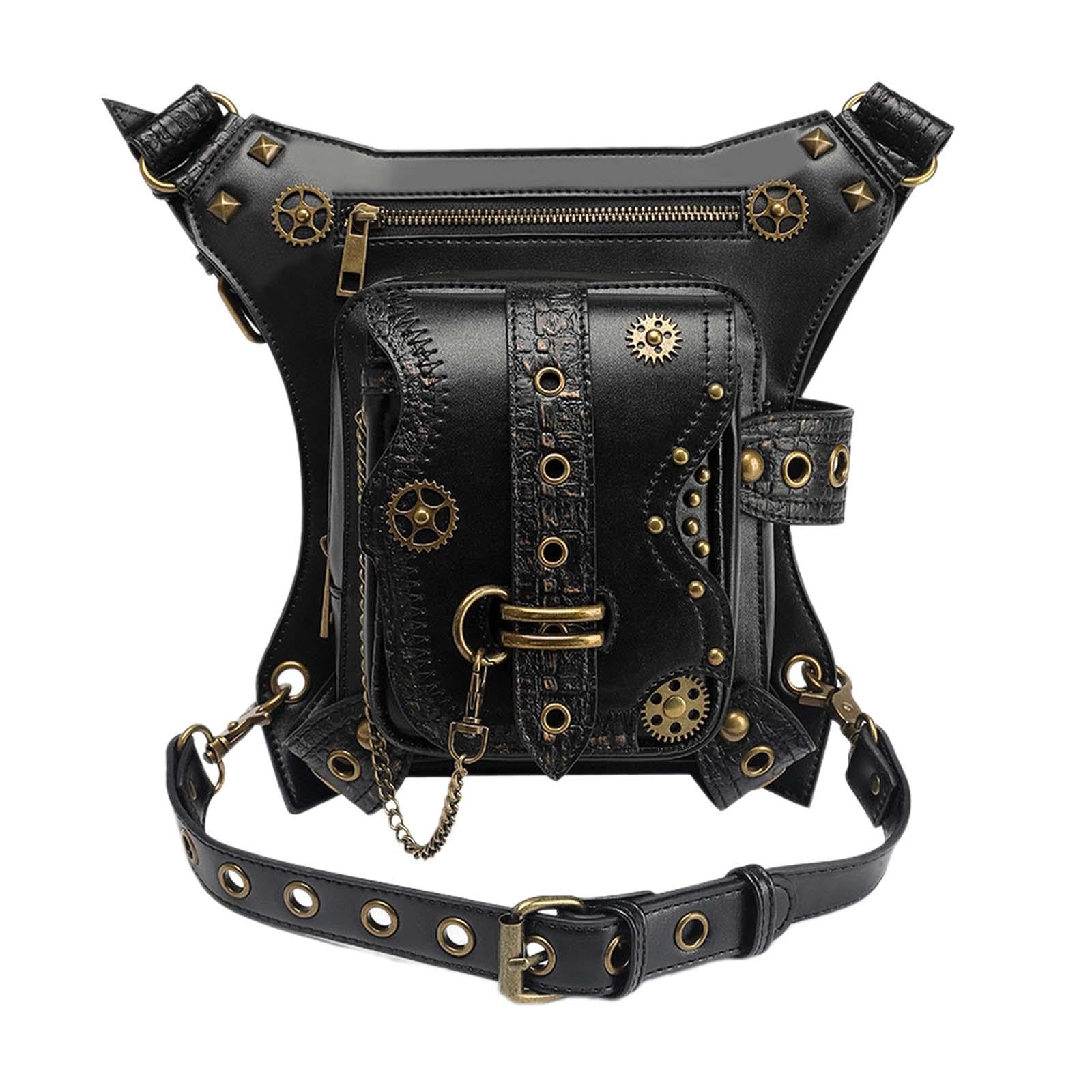Steampunk Waist Bag Hiking Casual Bag Versatile Ideal Gift Gothic Fanny Pack-image-48