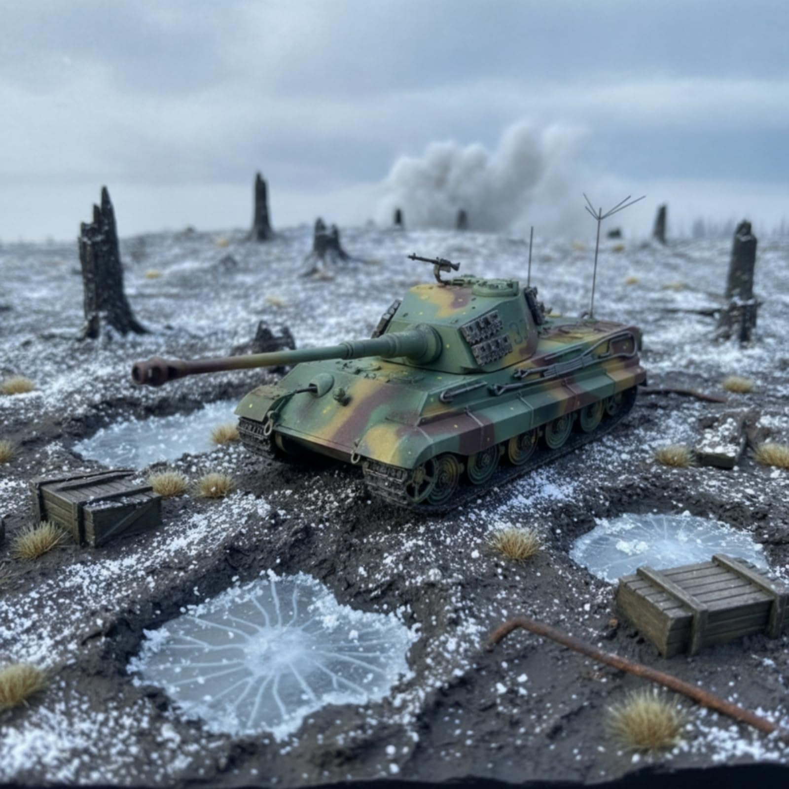 Alloy Vehicle Carro Armato Modello in 1/72 Veicolo Miniatura Storica Lega Peso Circa120g Torretta Girevole Canna, style to 2