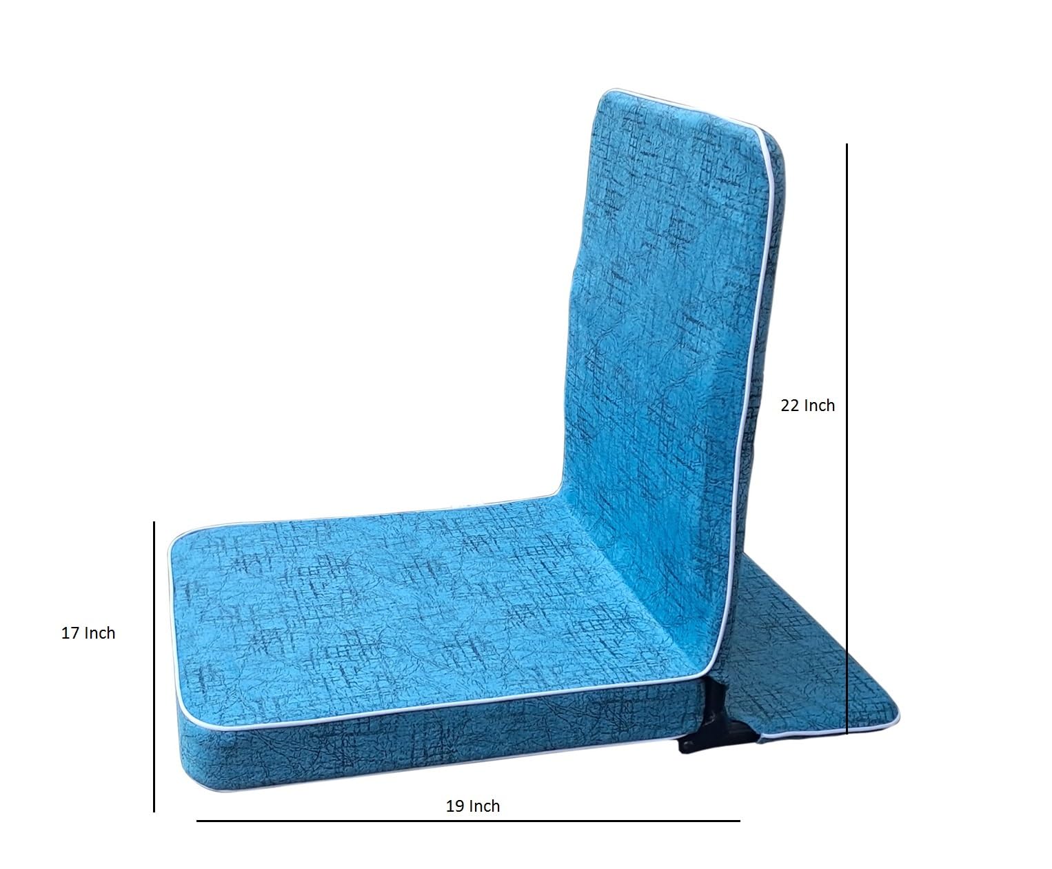 TipTop Powder coated Iron Meditation Chairs/Yoga Chairs with Back Support Sheet (Red, Maroon, 19 x 17 x 3 Inches) 1