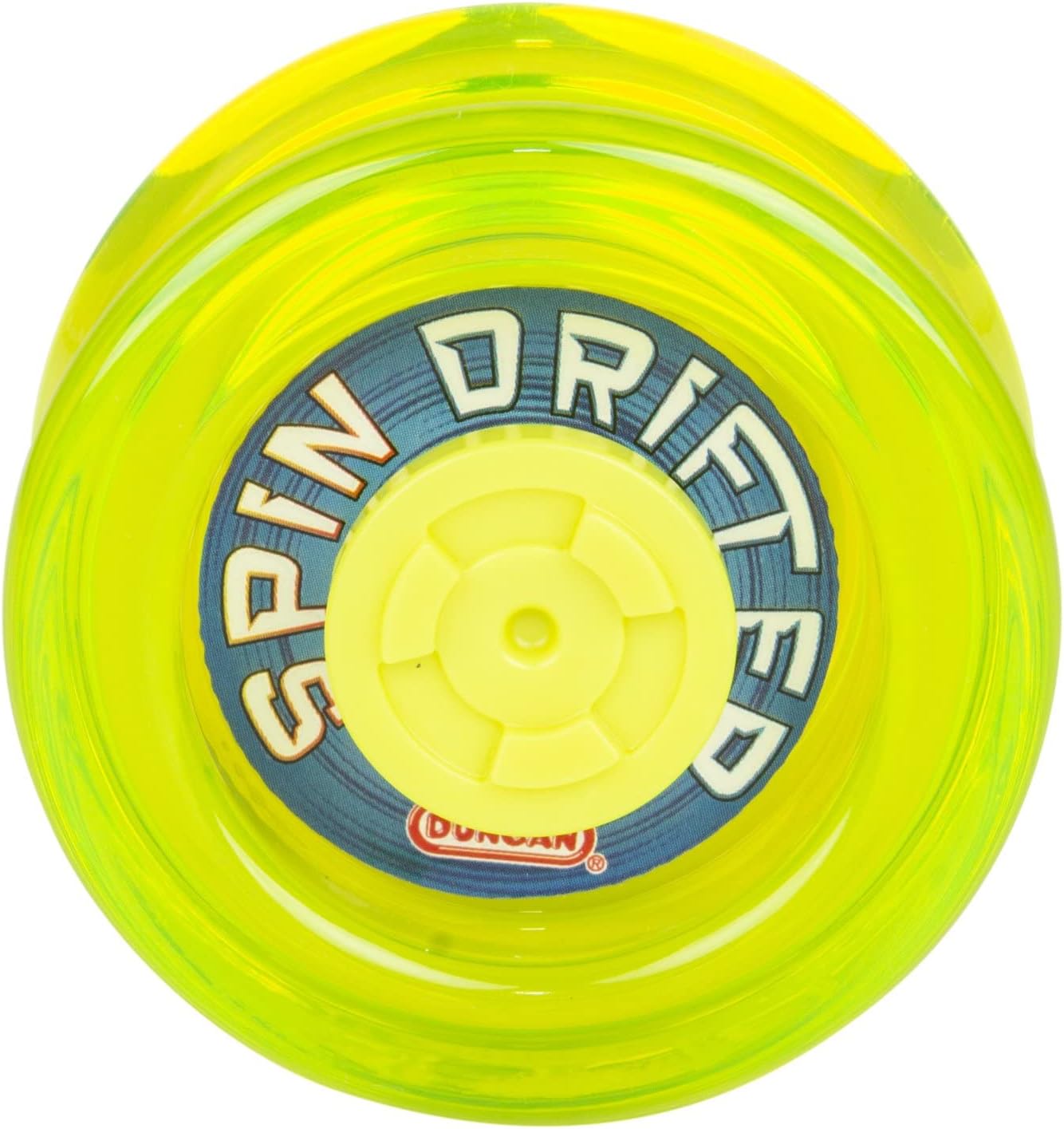 Duncan Toys Spin Drifter Yo-Yo, Side-Spinning Yo-Yo, Beginner to Advanced, Yellow/Green, 1 Yo-Yo