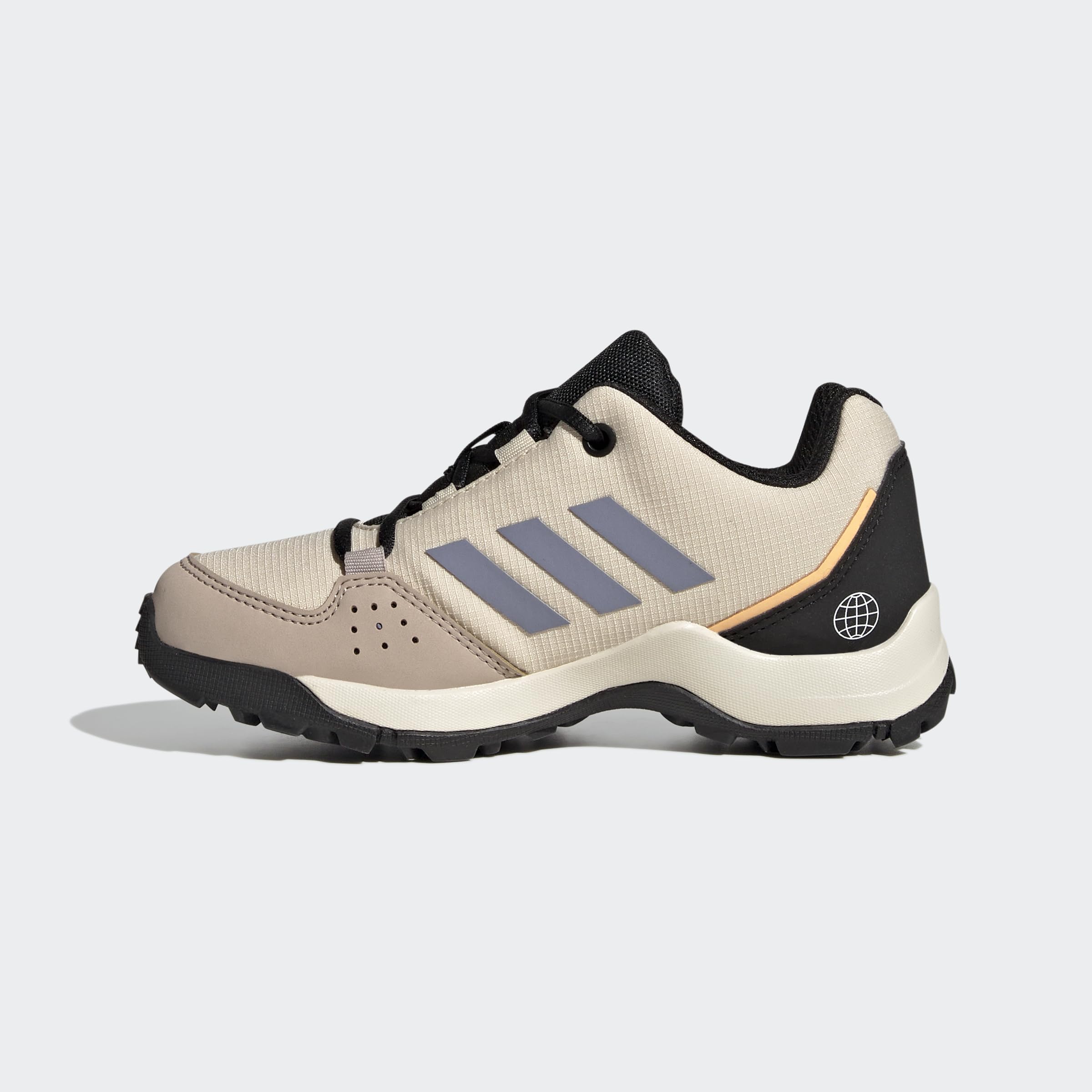 adidas Unisex niños Terrex Hyperhiker Low Hiking Shoes, Sand / Silver Violet / Acid Orange, 36 2/3 EU