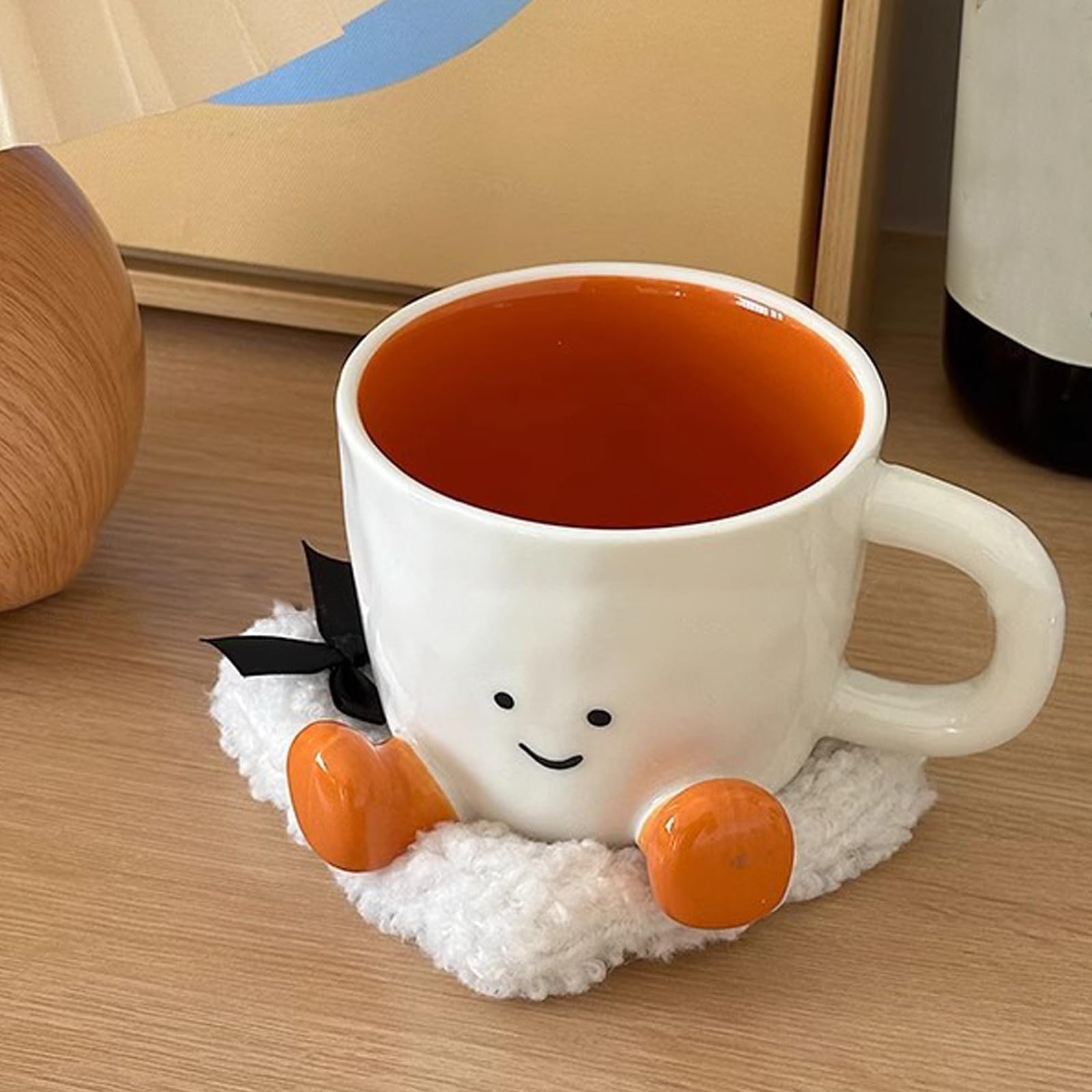 Genérico | Incantevole stoviglie per bevande da cucina di casa, da caffè per donne, per vino, latte, acqua, cioccolato caldo, bevande fredde e calde