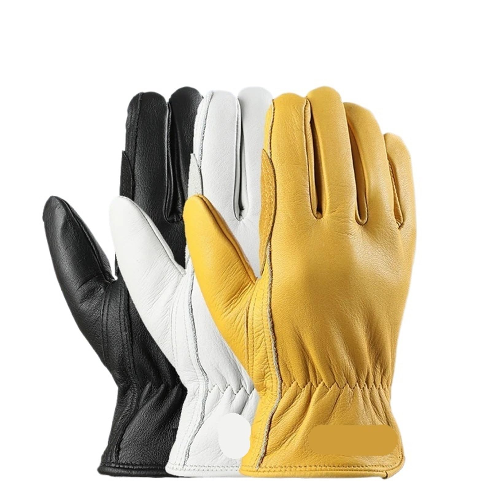 Générique Gants de travail d'hiver en cuir de vachette for hommes - Gants de protection résistants for les travaux par temps froid(A9,XXL)
