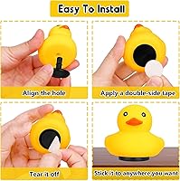 Vista 8 de 40 tapones de pato, soporte de pato de goma, soporte de pato de goma para tablero de automóvil y pantalla fija, regalo para los amantes