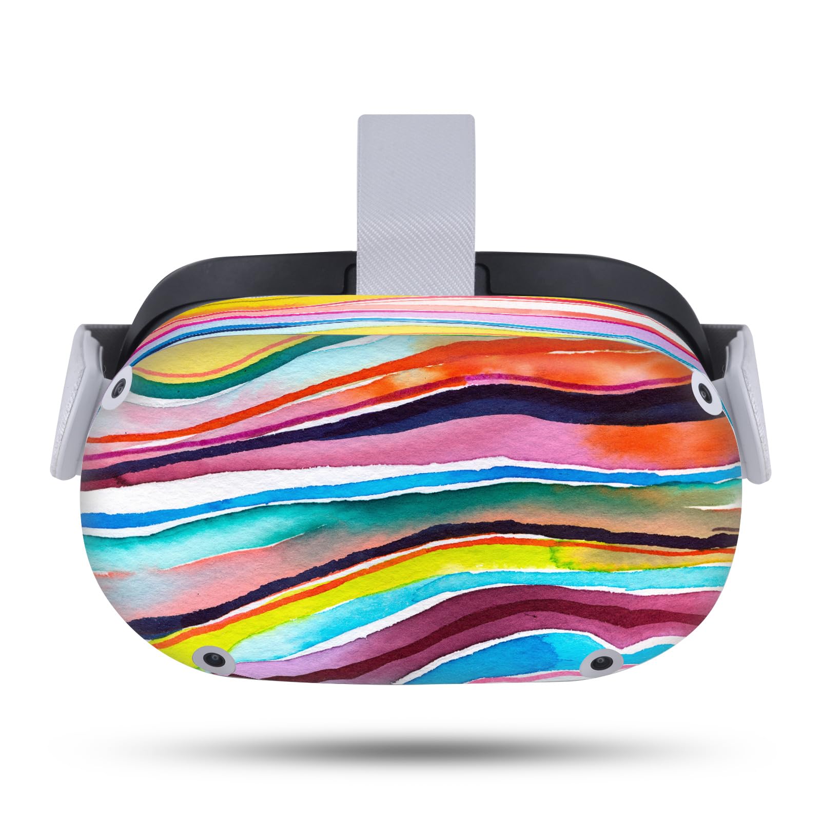 Head Case Designs Officially Licensed Ninola Agate Multi Layers Assorted Vinyl Sticker Skin Decal Cover Compatible with Meta Quest 2