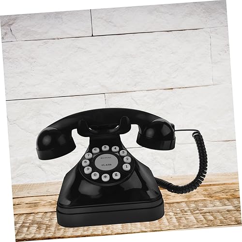 Miniatura 5 de Veemoon Teléfonos de casa vintage con cable para el hogar teléfono para oficina Teléfono vintage Teléfono de escritorio Teléfono retro Teléfono