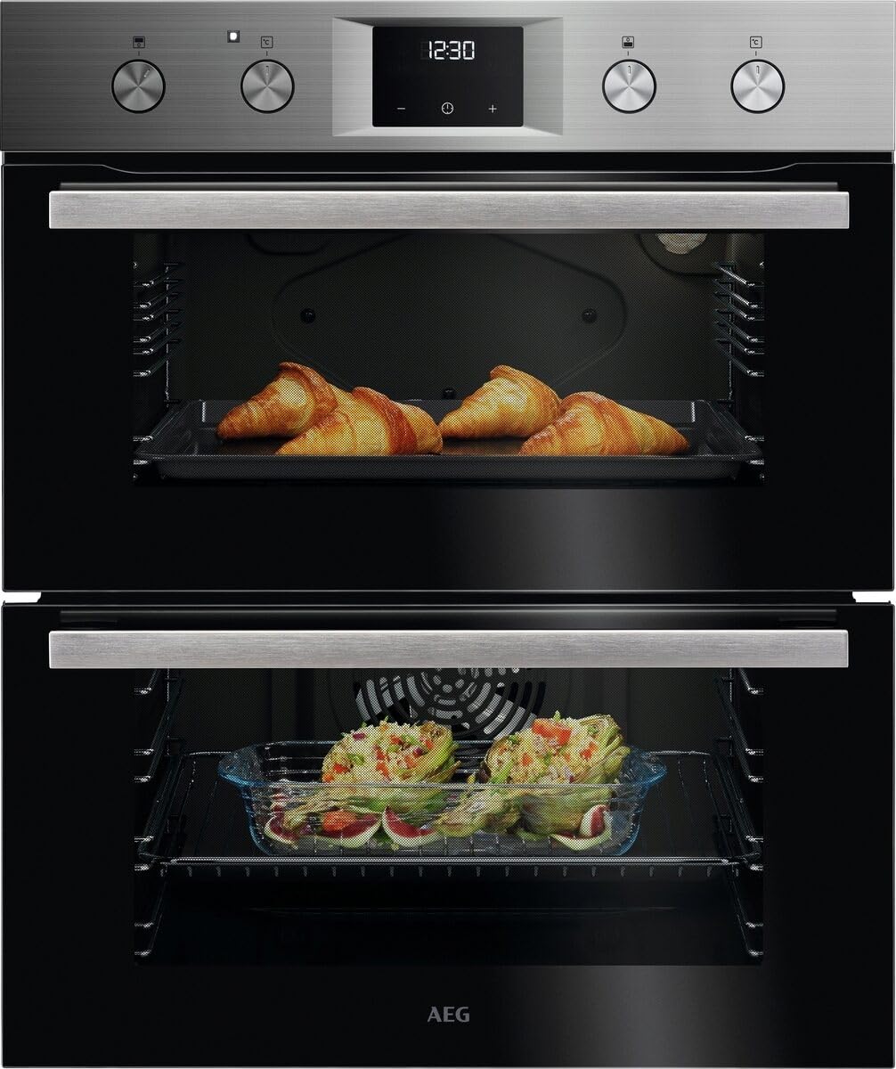 AEG 6000 Series Integrated Built-In Oven OU5NU20M, 45 L Capacity, SurroundCook Fan Cooking, Clean Enamel Interior, 50–275°C, 715x594x568 mm, Energy Class A, Stainless Steel