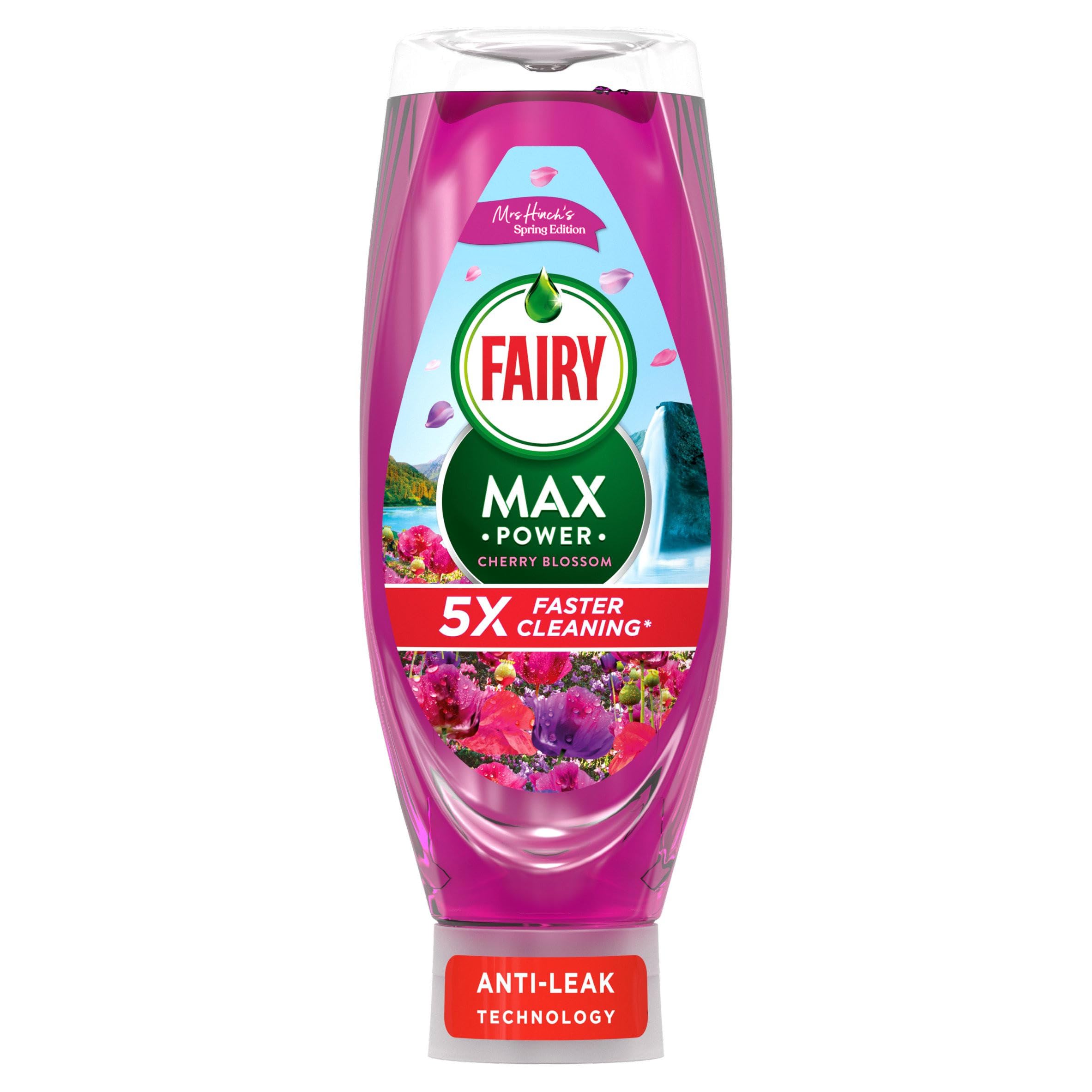 Fairy Max Power Washing Up Liquid Mrs Hinch's Cherry Blossom 730ml