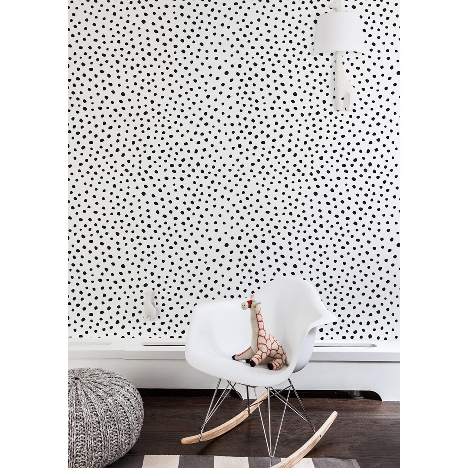 Papier peint Magic-Stick points scandinaves 416x254 cm pour salon
