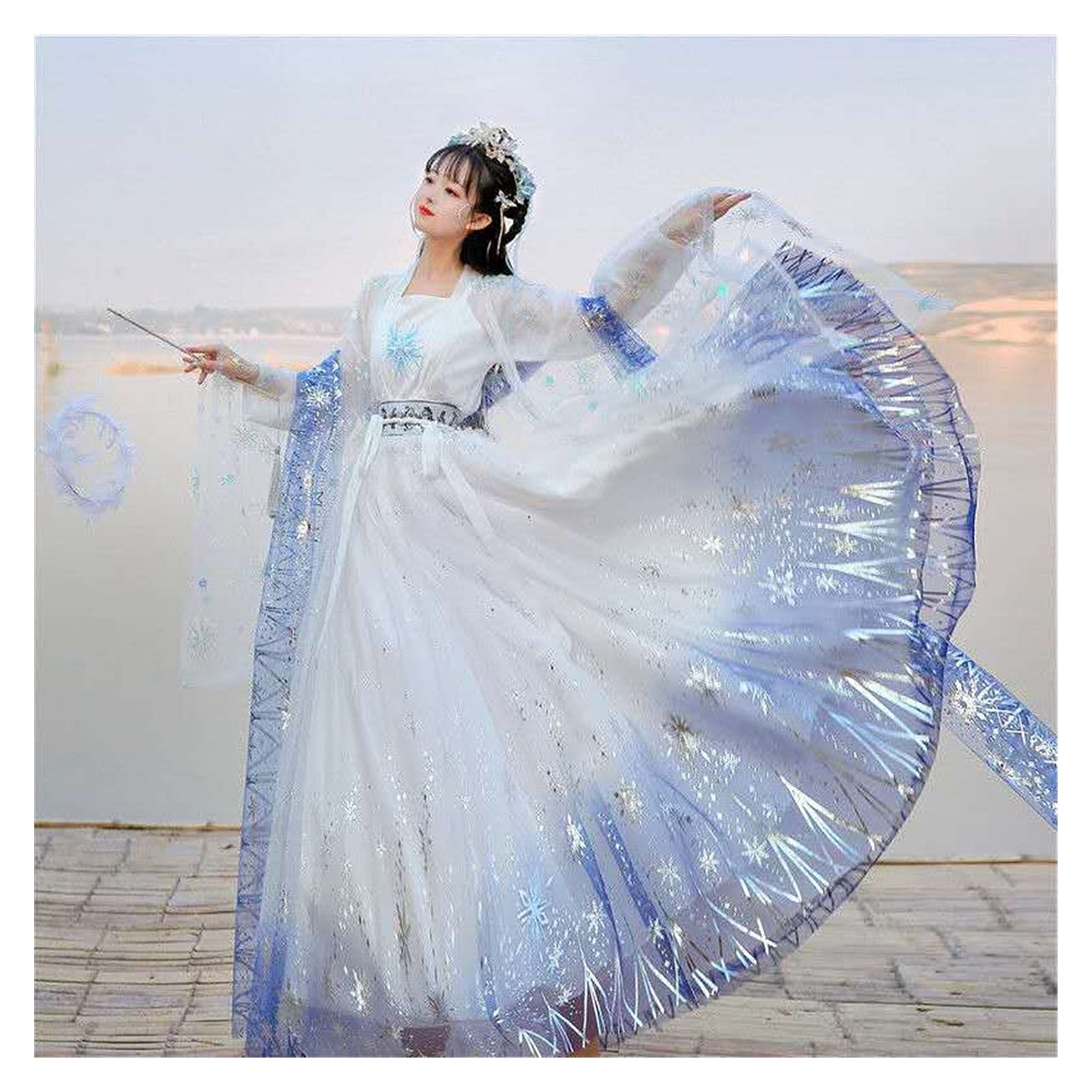 green salad recipes with dressing Purple Wei Jin-style Flowing Chinese Hanfu Dress