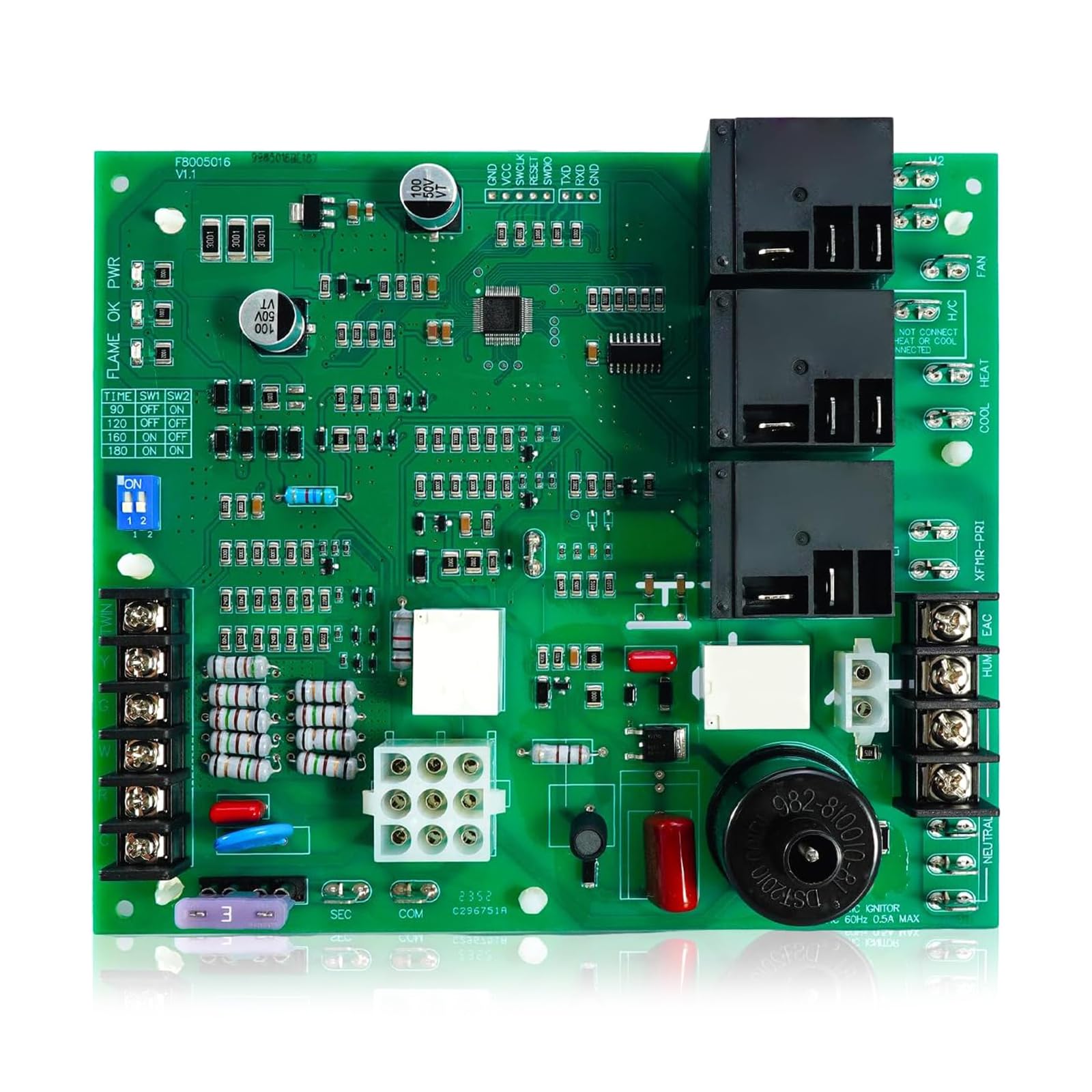 Zbiianxer Multicolor Advanced Circuit Board For Optimal Heating Device Results Quick And Secure Replacement Part Corsaire Oven Replacement Part