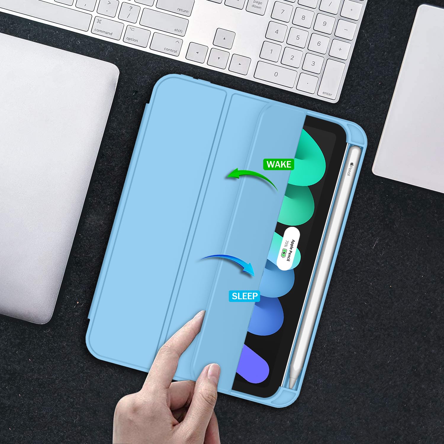 Amazon.com: ZryXal for iPad mini 7 Case A17 Pro 2024/iPad Mini 6