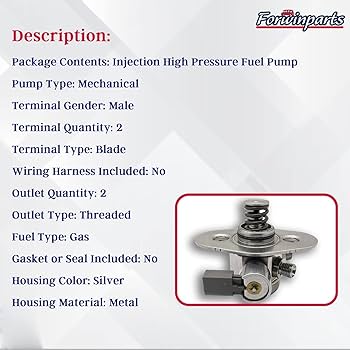 Amazon.com: Forwinparts 13517584461 High Pressure Fuel Pump for Amazon.com: Forwinparts 13517584461 High Pressure Fuel Pump for