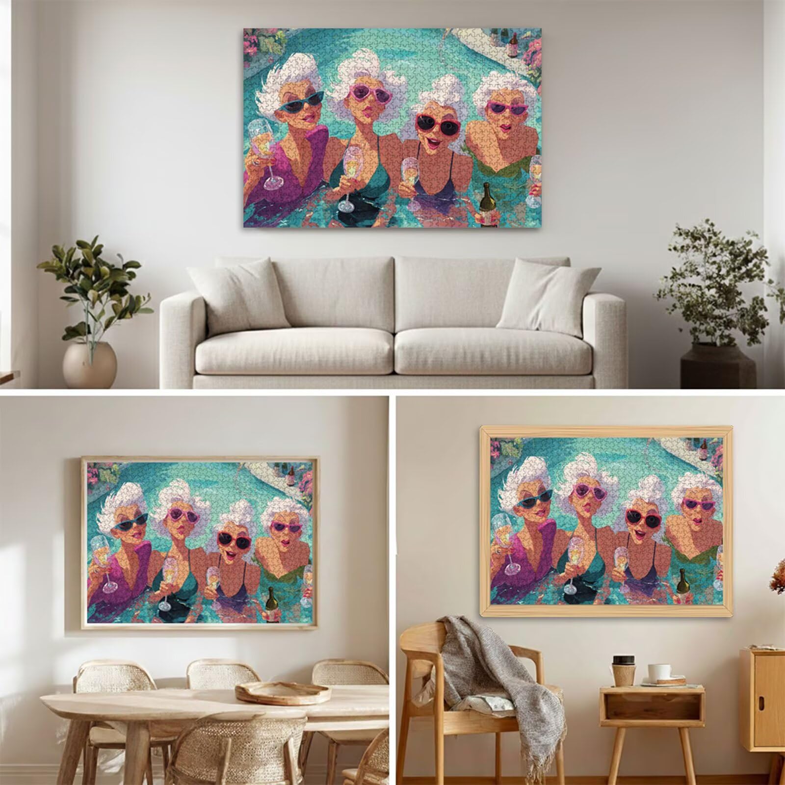 Puzzle 1200 Piezas Adultos Mujer & Espíritu, Rompecabezas con Letras Traseras y Póster, Pasatiempo Antiestrés, Decoración de Pared, Regalo Decorar Mujer Hombre 75 x 50 cm (14 Años +) P3#440