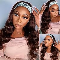 Vista 67 de Peluca de cabello humano ondulado profundo de 24 pulgadas, sin pegamento, sin encaje frontal, color borgoña #99J, peluca de cabello humano rizado