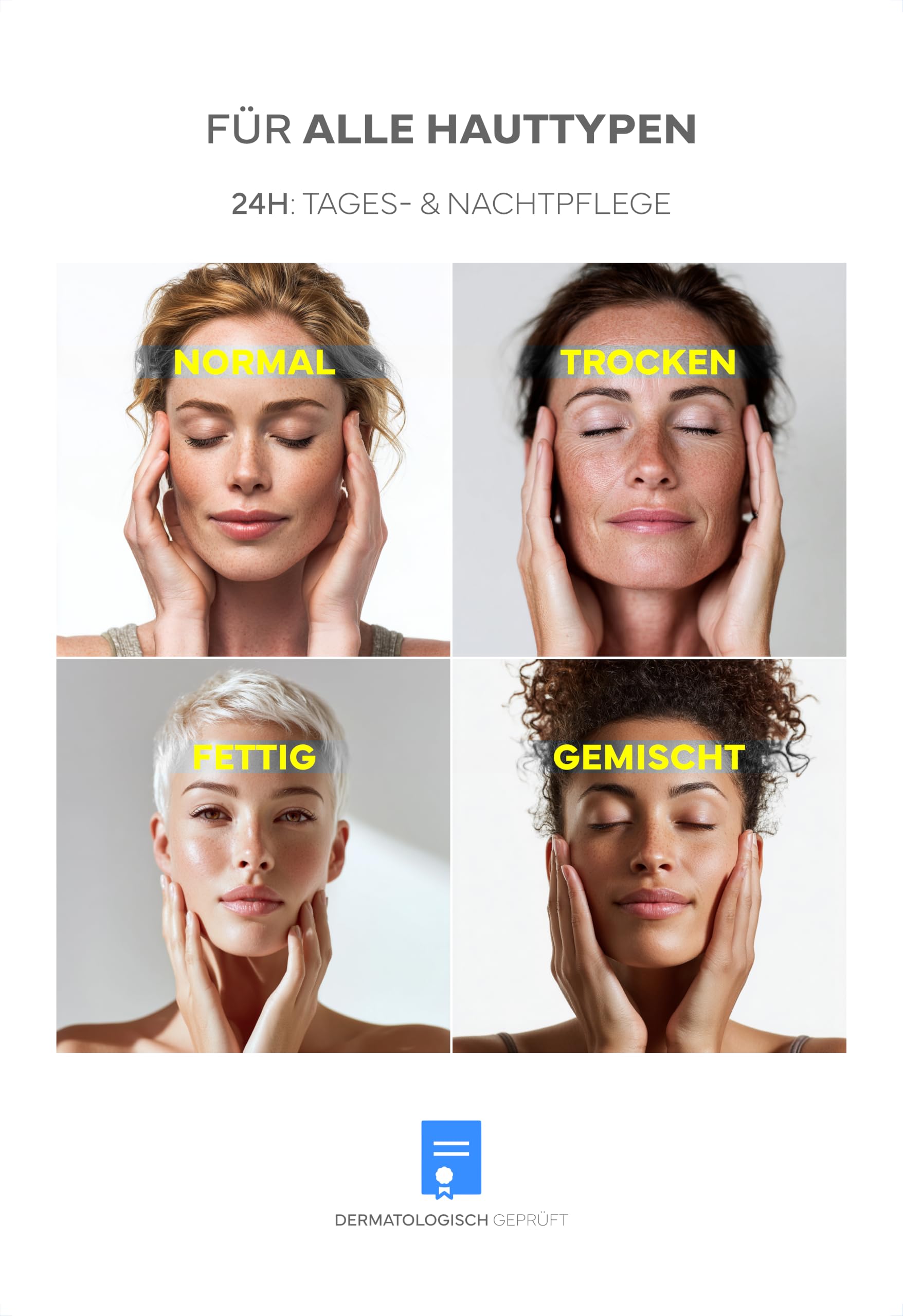 Peptide Serum Gesicht: Kollagen Serum + Hyaluron (Hyaluronic Acid), Niacinamid & 7 Peptiden (+Kollagen Typ 1 2 3; ohne GHK-Cu); Bei Falten & feinen Linien; Korean Skincare +5% hochdosierte Aminosäuren