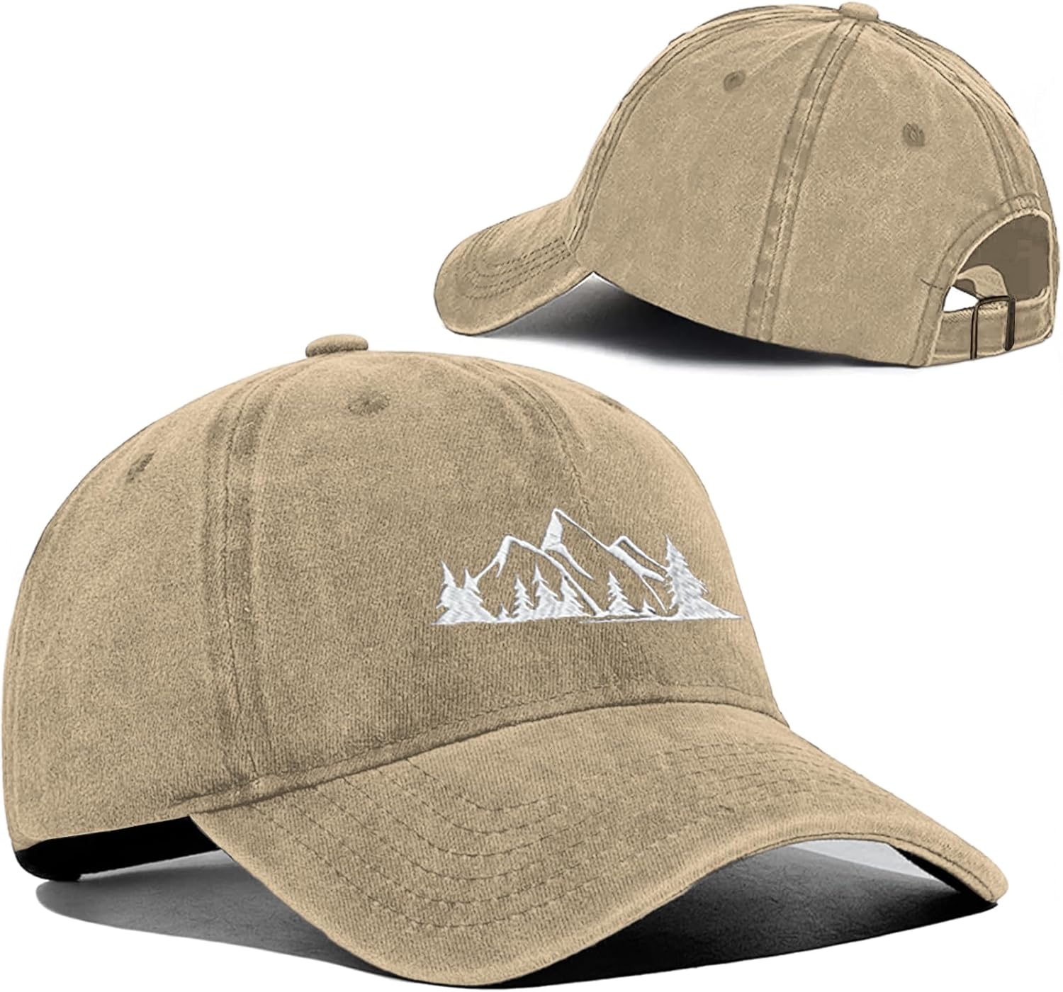 Mountain Trees Hat for Men Women - Image 3