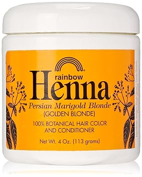 Rainbow Research Henna Hair Color and Conditioner, Persian Marigold Blonde/Golden Blonde, 4 Ounce