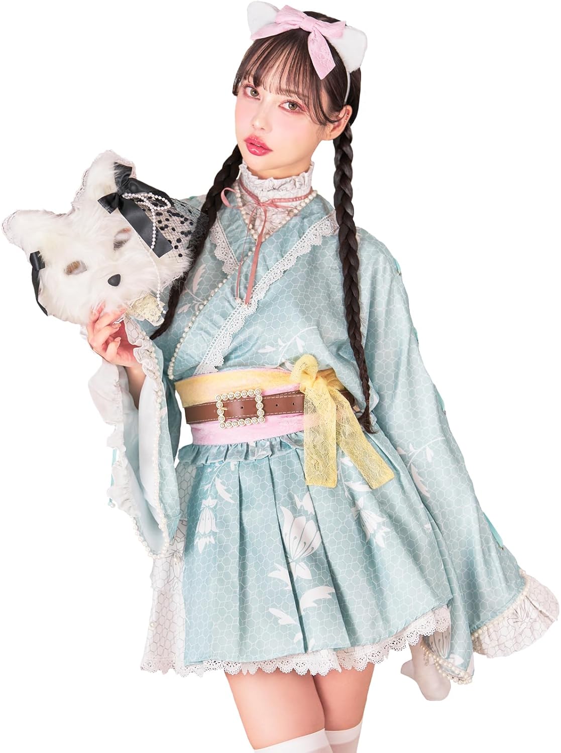 Amazon.co.jp: [Malymoon] コスプレ 中村里砂 和洋折衷 キャット