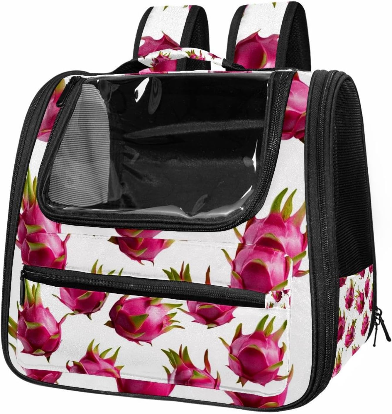 Dragon Fruit (4) Pet Travel Carrier Soft Sided Portable Bag for Cats, Small Dogs, Kittens or Puppies