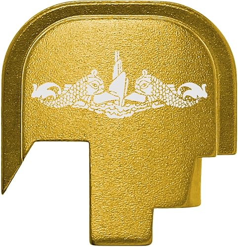 NDZ Performance Placa trasera para Smith & Wesson M&P Shield, M2.0, Shield Plus 0.354 in .40 S&W, fabricado en los Estados Unidos, aluminio grabado