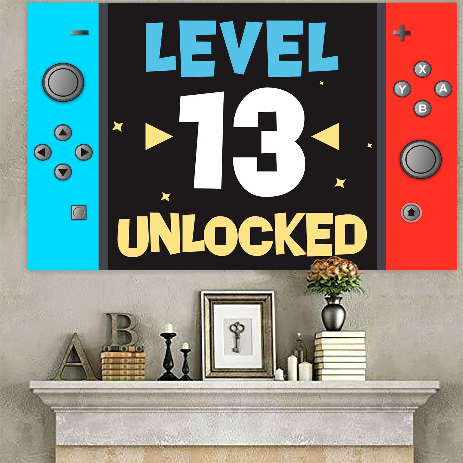 Amazon.com: Level 13th Unlocked Happy 13th Birthday Level Up
