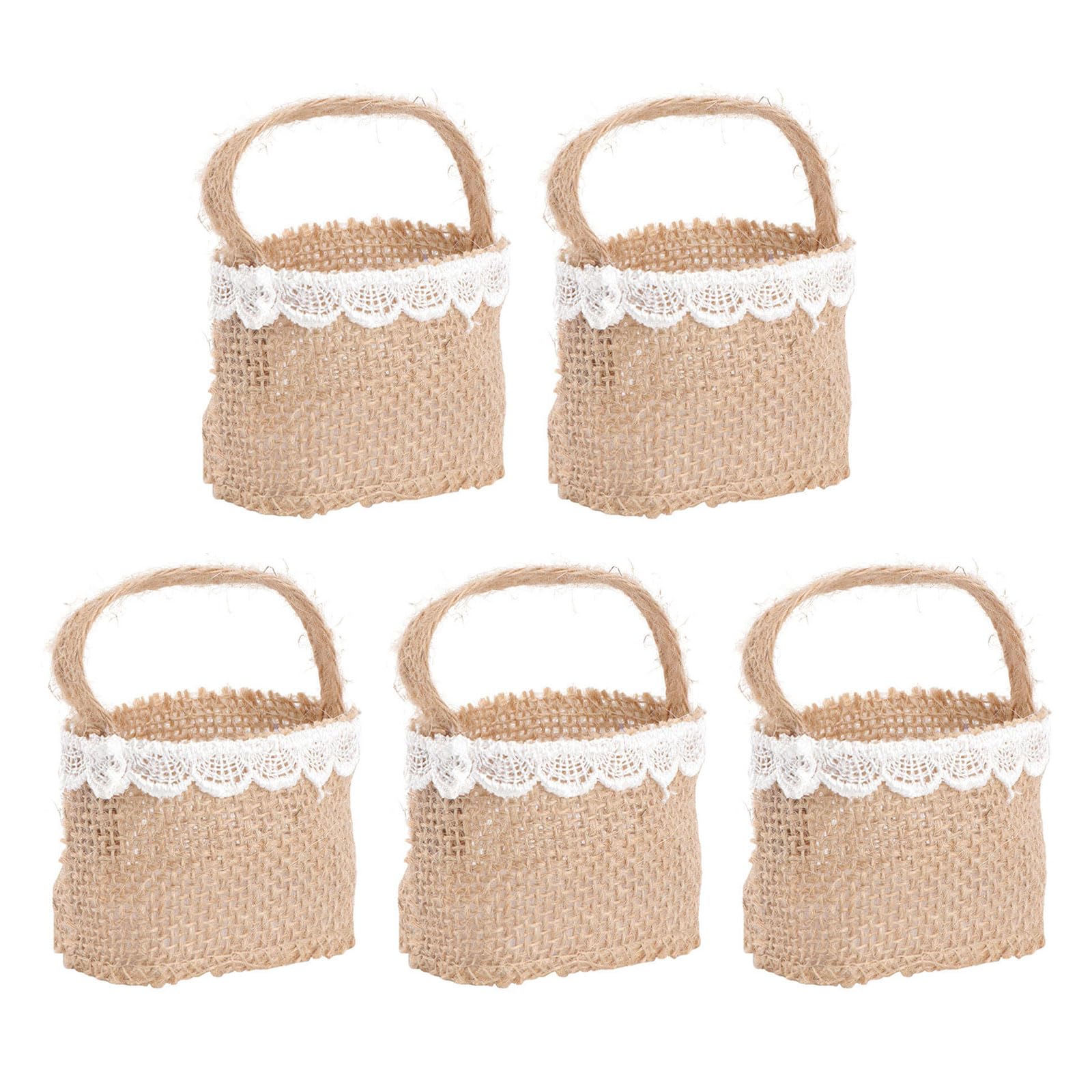 Kalttoy Woven Flowers Basket Storage Basket with Handle Multi-functional Gifts Rattan for Home Wedding Wedding Flowers