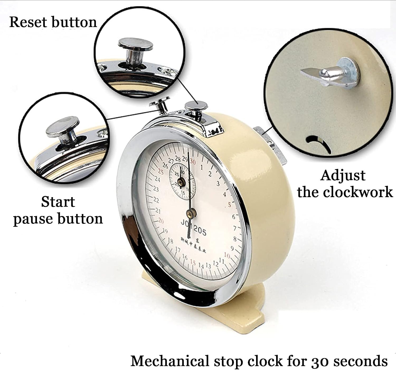 Mechanical Stop Clock, Physics Teaching Equipment Used for Sports Timing Junior High School Physics Experiment Equipment
