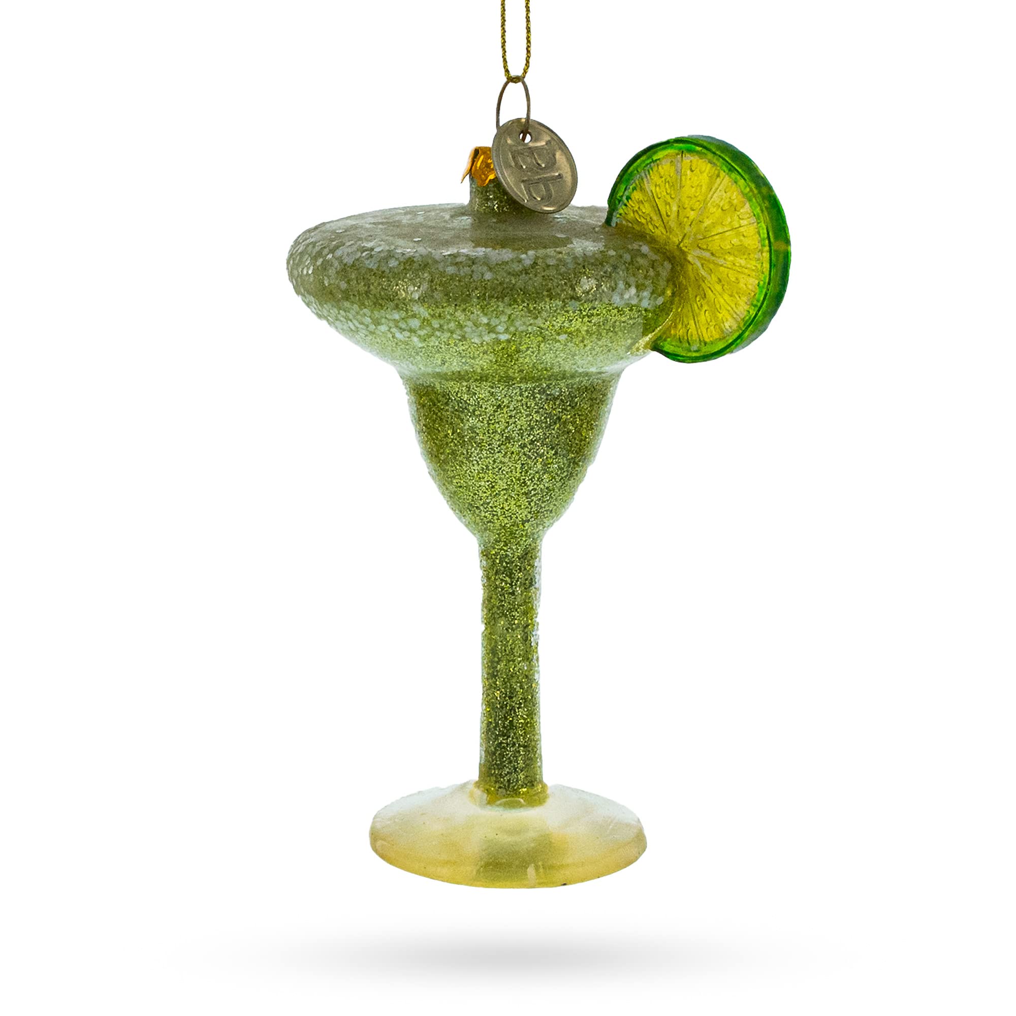 Décoration de Noël en verre thématique Margarita verte, cadeau de fête idéal